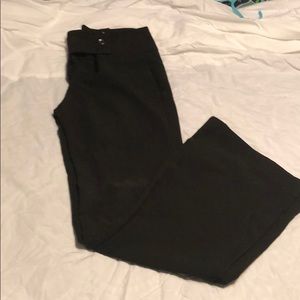 Black dress pants with buttons